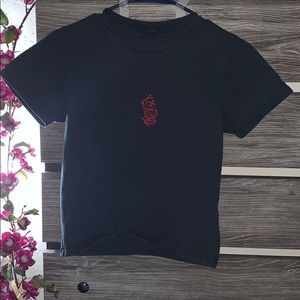 John Galt/Brandy Melville black shirt